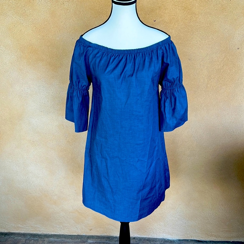 Denim colored dress